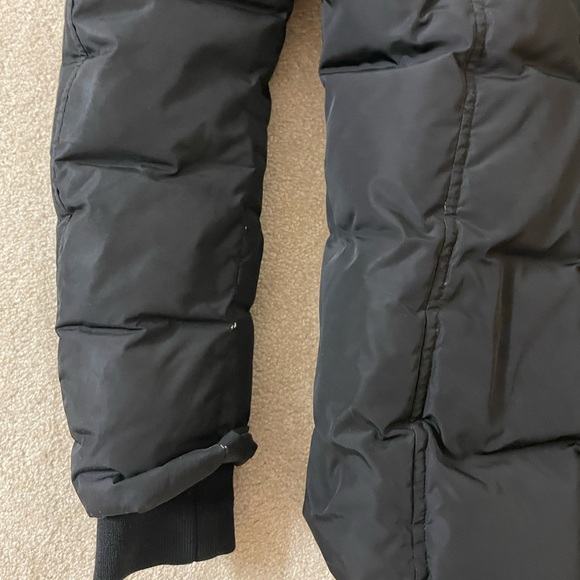 Black Mackage down coat with fully fur-lined hood - Size Medium - Picture 5 of 5